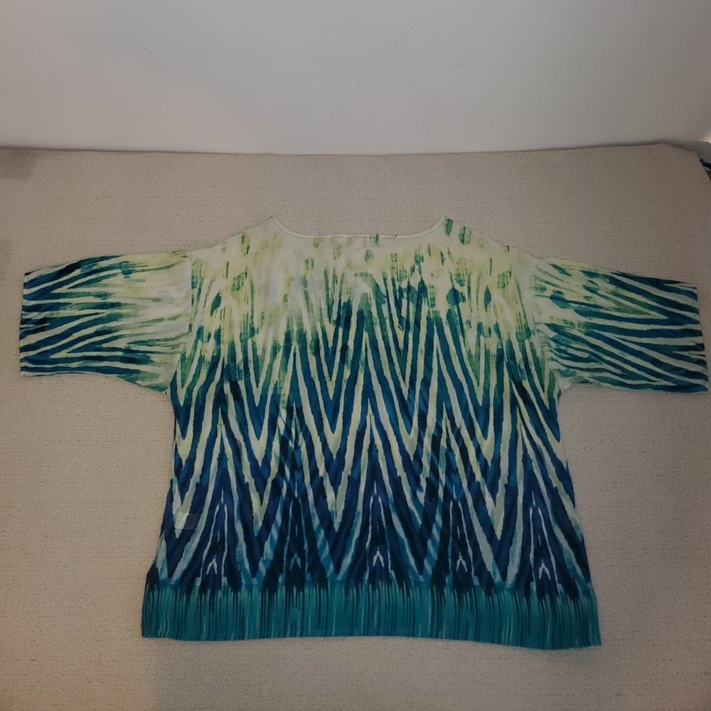 Christopher & Banks - Women's Yellow Green Top